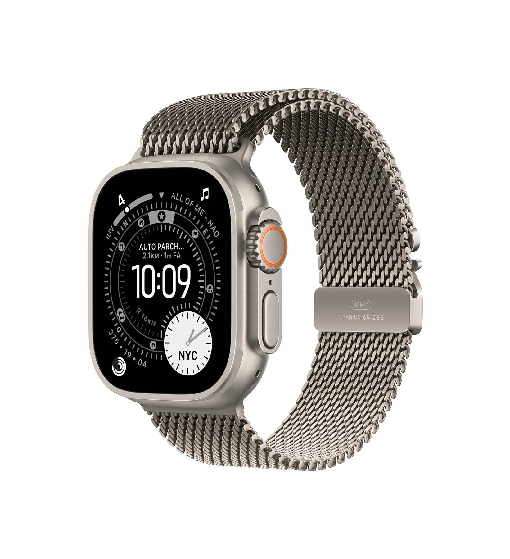 Apple Watch Ultra 3 med Milanese loop